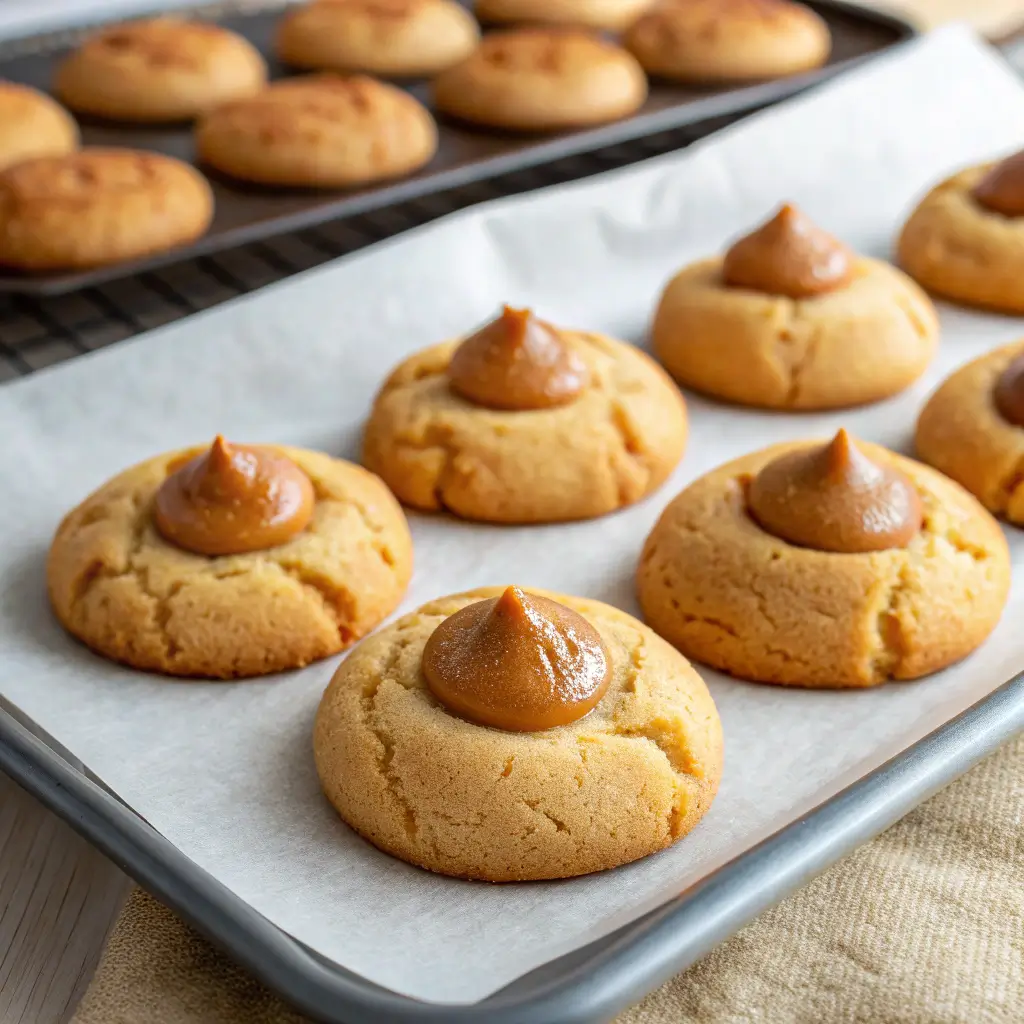 Freshly baked cookies from an air fryer