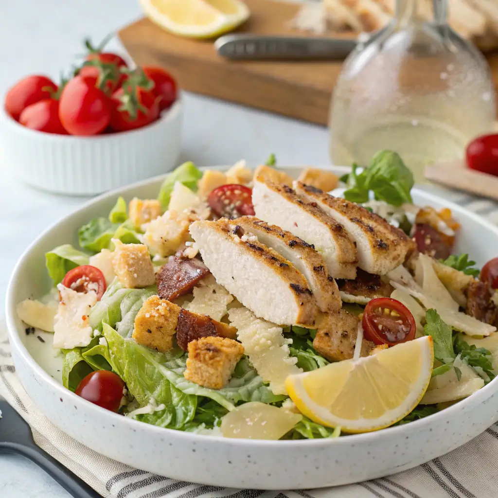 How to Make Chicken Caesar Pasta Salad