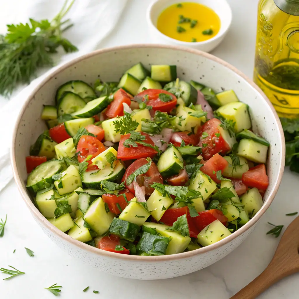 cucumber tomato salad