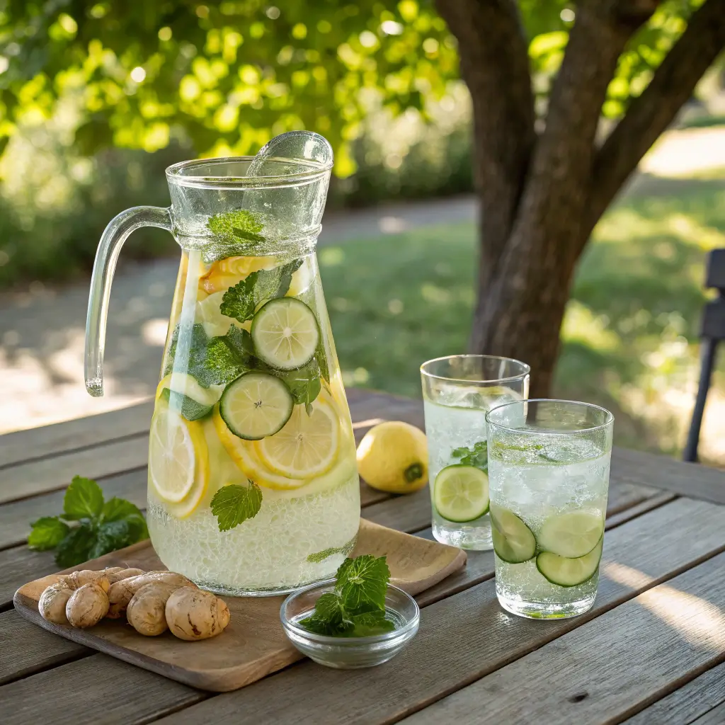 Refreshing ice water hack recipe