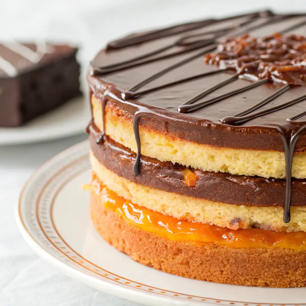 process of making Jaffa Cakes Cake