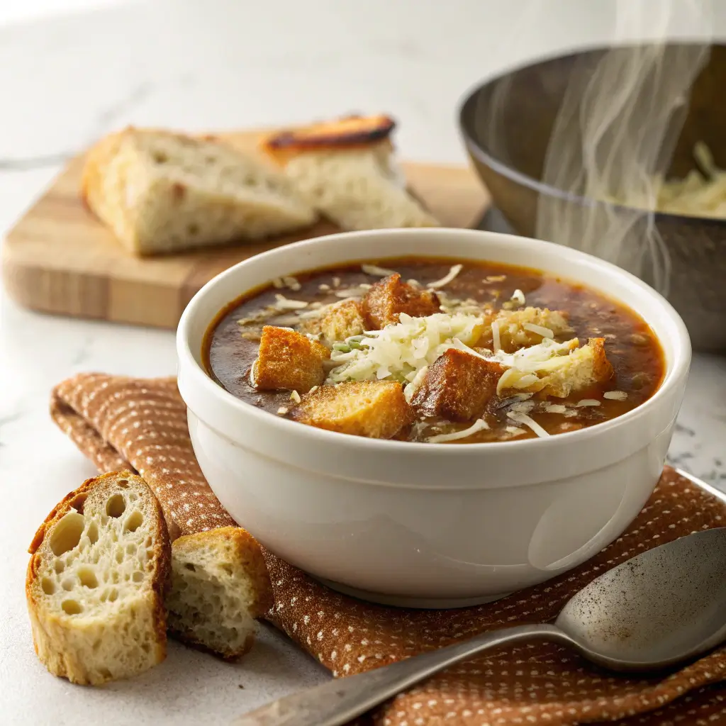 Bowl of homemade Lipton onion soup mix