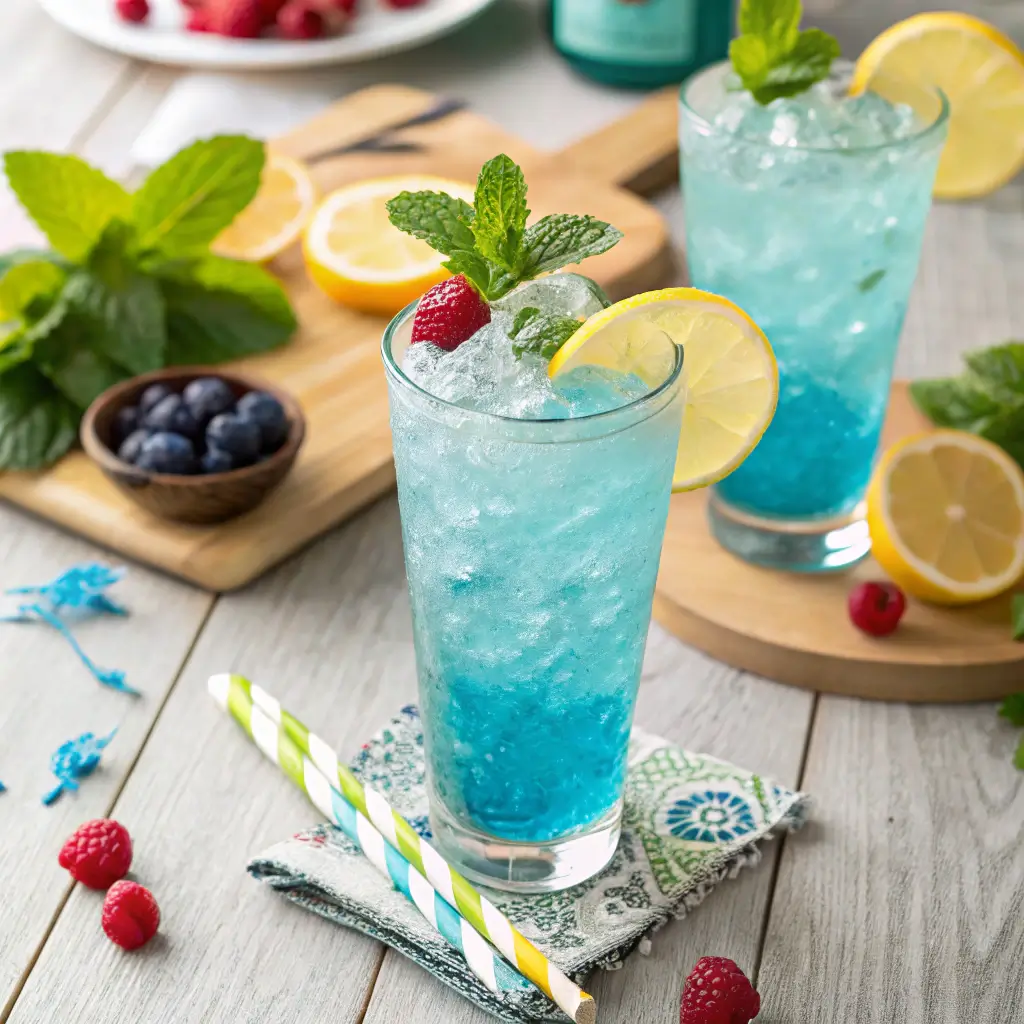 Refreshing Smirnoff Blue Raspberry Lemonade