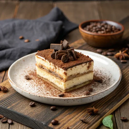 process of making tiramisu cake
