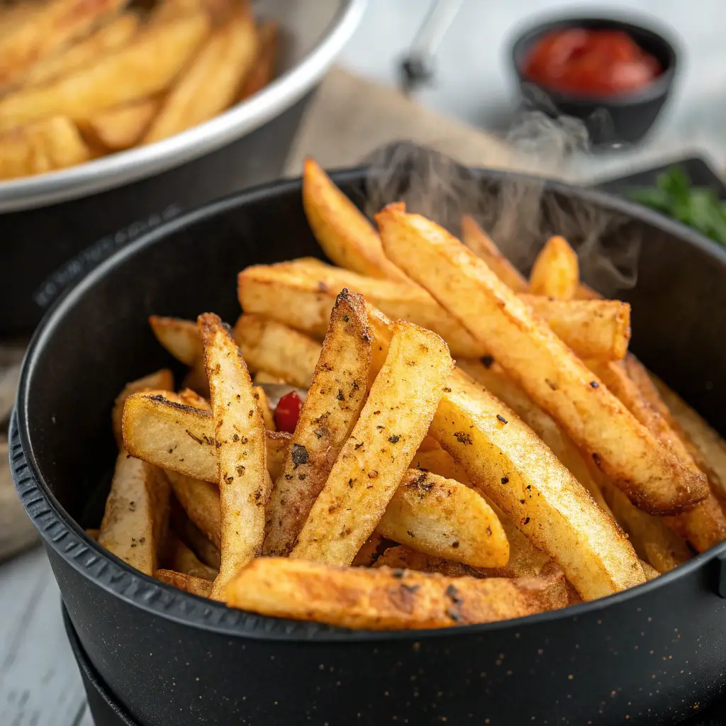 frozen french fries in air fryer