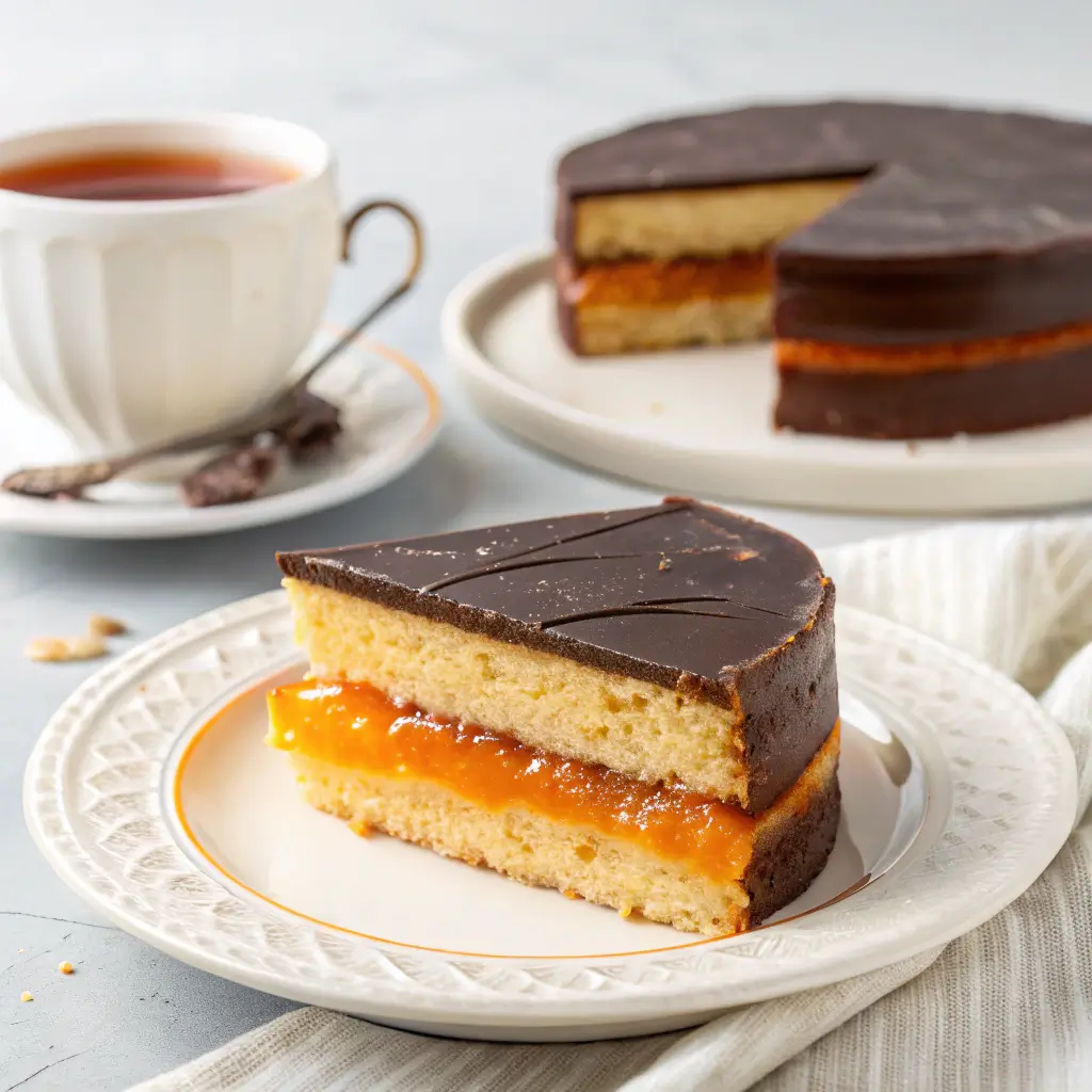 Making jaffa cakes