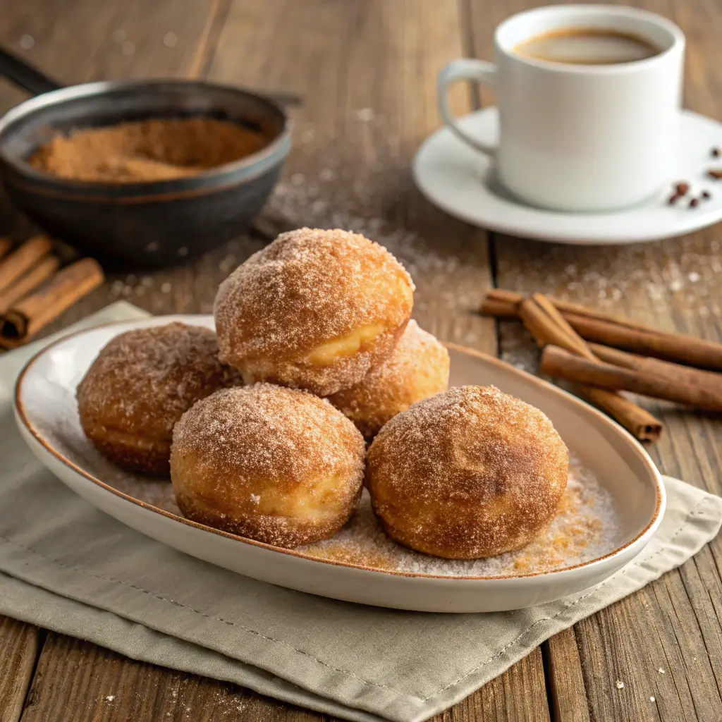 process of making Leonard's malasadas.