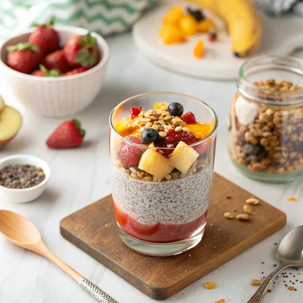 chia seeds in fruit smoothies