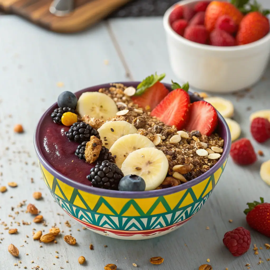 Dietitian discussing acai bowl health benefits