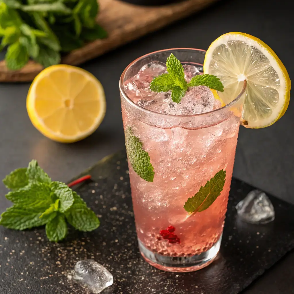 Japanese pink salt recipe drink