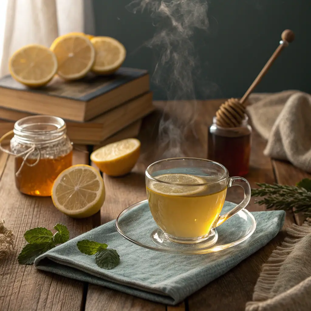 Making lemon balm tea