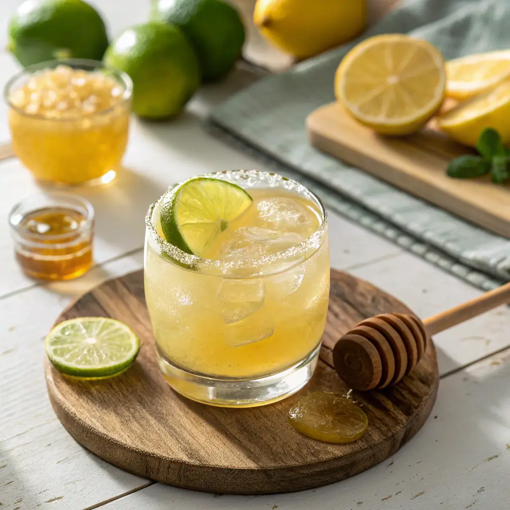 Refreshing natural Mounjaro drink served cold.