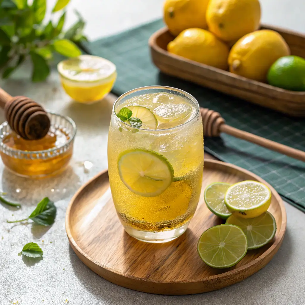 Natural Mounjaro drink served in a glass