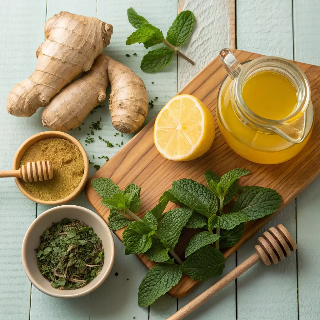 Ingredients for natural Mounjaro recipe for weight loss