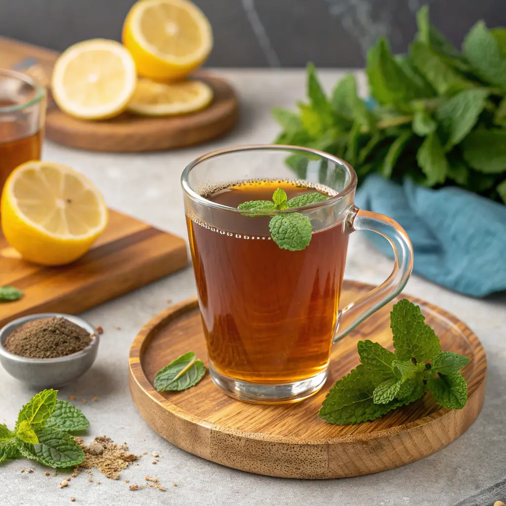 Making Natural Mounjaro tea