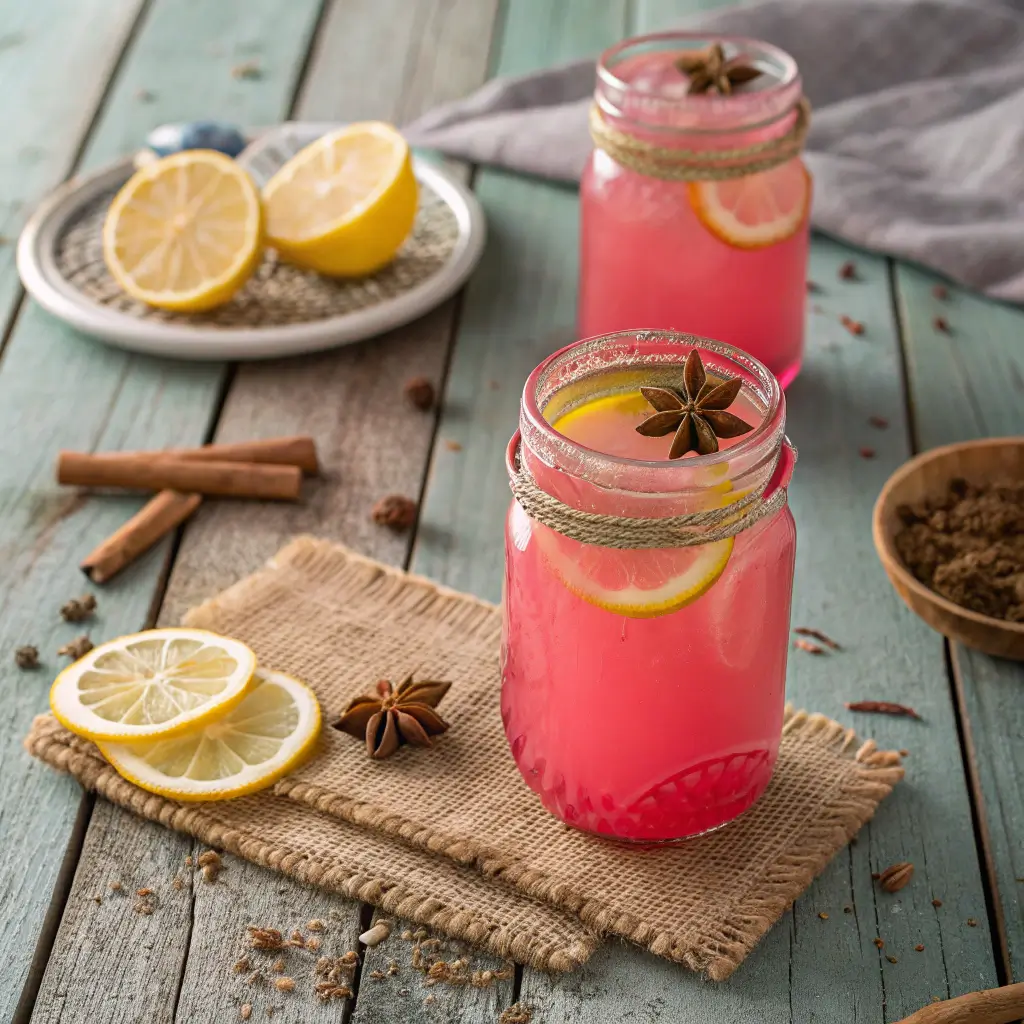 Pink salt drink for weight loss