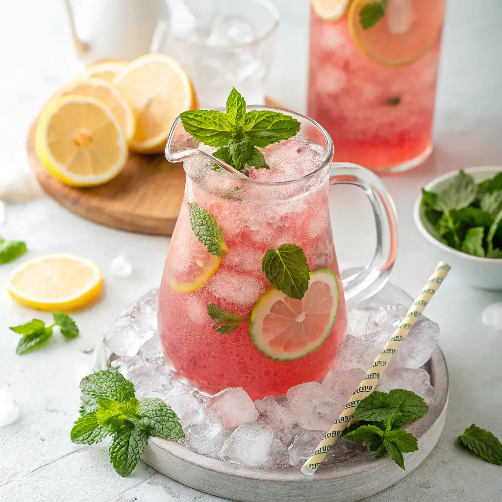 How to make Japanese pink salt diet drink