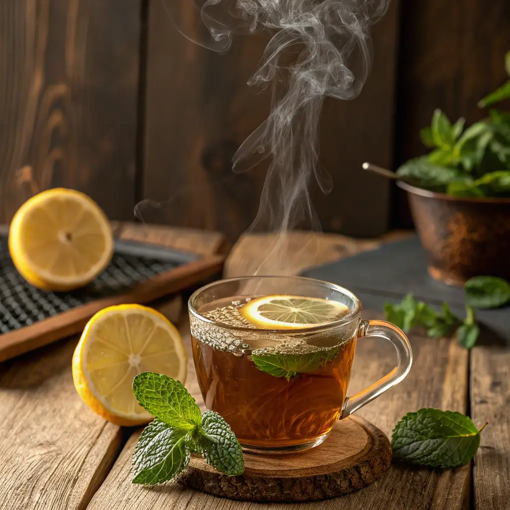 Making natural Mounjaro tea