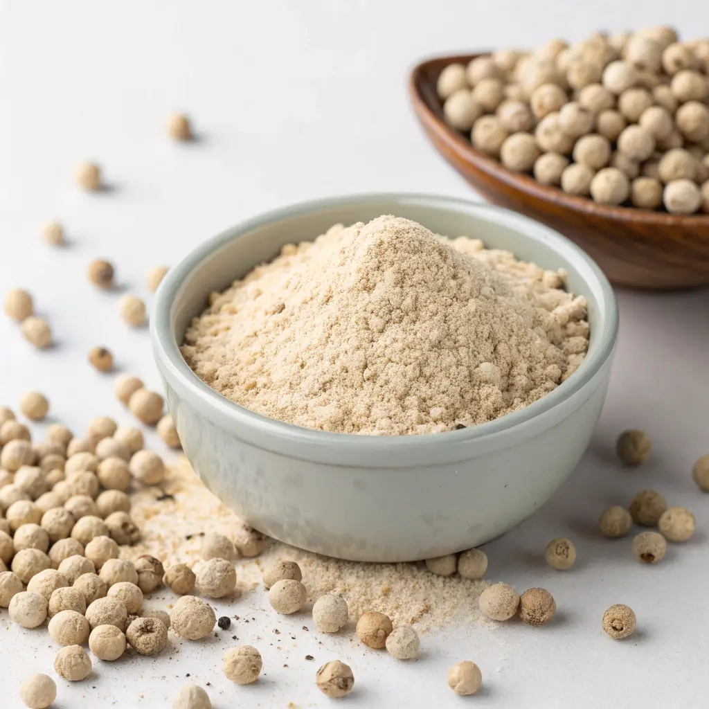 Freshly ground white pepper