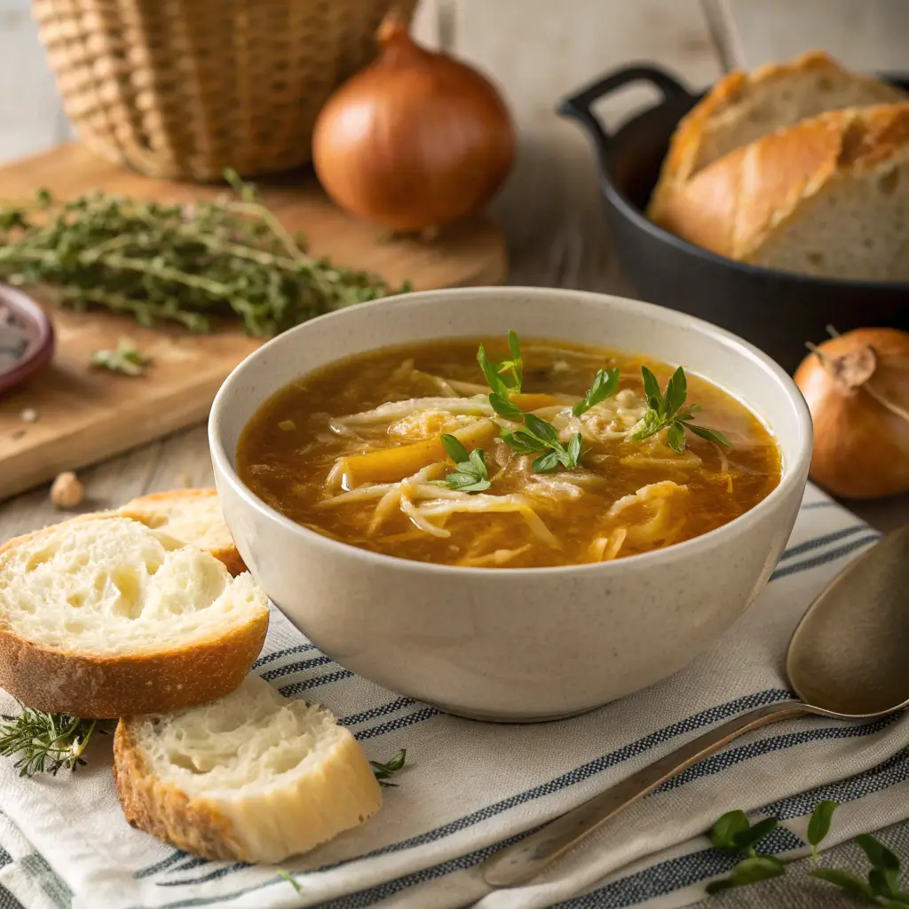 Delicious homemade Lipton onion soup