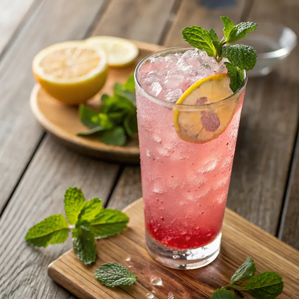 what is the recipe for the pink salt trick(drink)