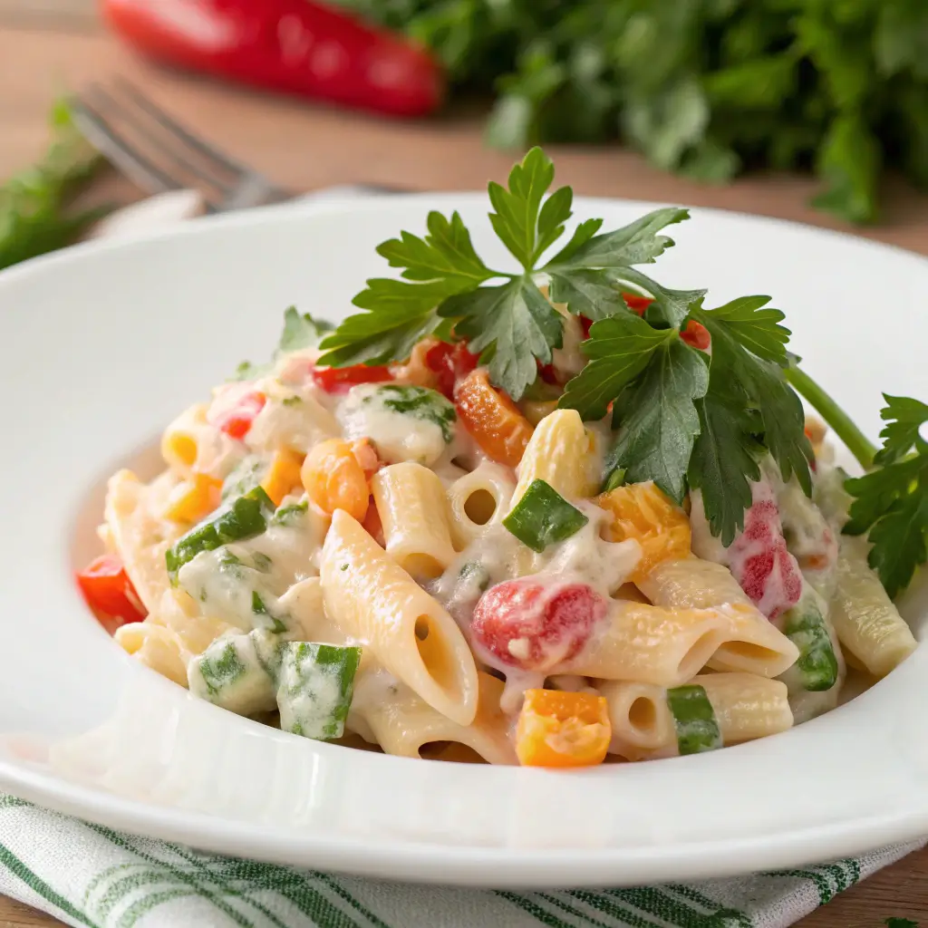 creamy pasta salad recipe